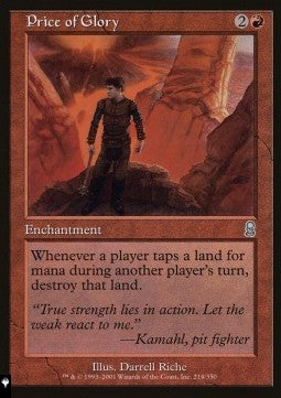 Price of Glory - Mystery Booster 2: Reprints from Across Magic's History (Uncommon)