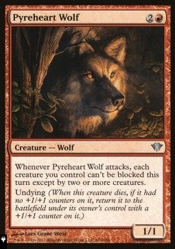 Pyreheart Wolf⁣ - Mystery Booster 2: Reprints from Across Magic's History⁣ (Uncommon)
