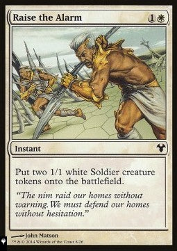 Raise the Alarm⁣ - Mystery Booster 2: Reprints from Across Magic's History⁣ (Common)