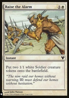 Raise the Alarm⁣ - Mystery Booster 2: Reprints from Across Magic's History⁣ (Common)