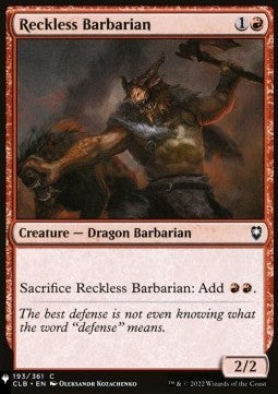 Reckless Barbarian⁣ - Mystery Booster 2: Reprints from Across Magic's History⁣ (Common)