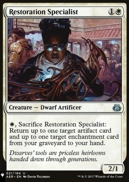 Restoration Specialist⁣ - Mystery Booster 2: Reprints from Across Magic's History⁣ (Uncommon)