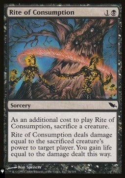 Rite of Consumption - Mystery Booster 2: Reprints from Across Magic's History (Common)