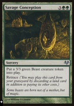 Savage Conception⁣ - Mystery Booster 2: Reprints from Across Magic's History⁣ (Uncommon)