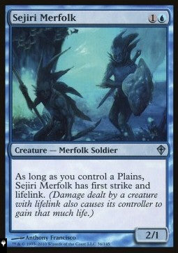 Sejiri Merfolk⁣ - Mystery Booster 2: Reprints from Across Magic's History⁣ (Uncommon)