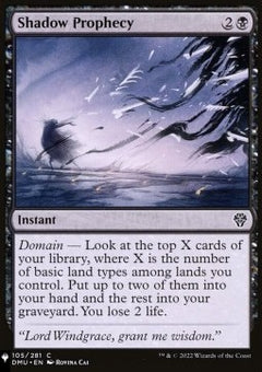 Shadow Prophecy⁣ - Mystery Booster 2: Reprints from Across Magic's History⁣ (Common)