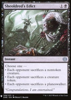 Sheoldred's Edict - Mystery Booster 2: Reprints from Across Magic's History (Uncommon)