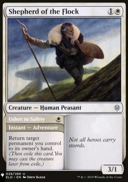 Shepherd of the Flock // Usher to Safety⁣ - Mystery Booster 2: Reprints from Across Magic's History⁣ (Uncommon)