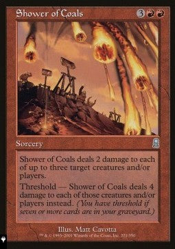 Shower of Coals⁣ - Mystery Booster 2: Reprints from Across Magic's History⁣ (Uncommon)