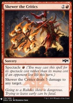 Skewer the Critics⁣ - Mystery Booster 2: Reprints from Across Magic's History⁣ (Common)