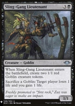 Sling-Gang Lieutenant⁣ - Mystery Booster 2: Reprints from Across Magic's History⁣ (Uncommon)