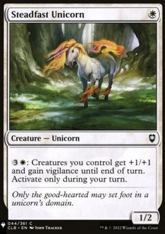 Steadfast Unicorn⁣ - Mystery Booster 2: Reprints from Across Magic's History⁣ (Common)