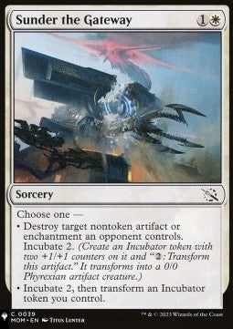 Sunder the Gateway⁣ - Mystery Booster 2: Reprints from Across Magic's History⁣ (Common)