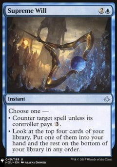 Supreme Will⁣ - Mystery Booster 2: Reprints from Across Magic's History⁣ (Uncommon)