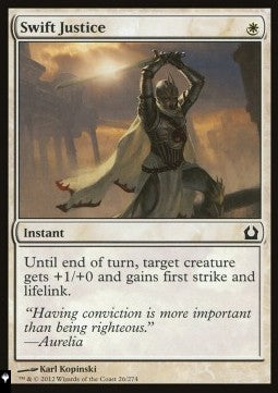 Swift Justice⁣ - Mystery Booster 2: Reprints from Across Magic's History⁣ (Common)