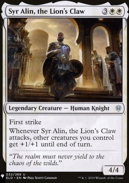 Syr Alin, the Lion's Claw⁣ - Mystery Booster 2: Reprints from Across Magic's History⁣ (Uncommon)