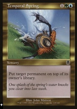 Temporal Spring⁣ - Mystery Booster 2: Reprints from Across Magic's History⁣ (Common)