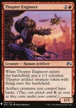 Thopter Engineer⁣ - Mystery Booster 2: Reprints from Across Magic's History⁣ (Uncommon)