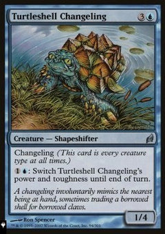 Turtleshell Changeling⁣ - Mystery Booster 2: Reprints from Across Magic's History⁣ (Uncommon)