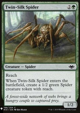Twin-Silk Spider⁣ - Mystery Booster 2: Reprints from Across Magic's History⁣ (Common)