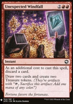 Unexpected Windfall⁣ - Mystery Booster 2: Reprints from Across Magic's History⁣ (Common)