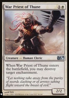 War Priest of Thune⁣ - Mystery Booster 2: Reprints from Across Magic's History⁣ (Uncommon)