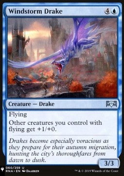 Windstorm Drake⁣ - Mystery Booster 2: Reprints from Across Magic's History⁣ (Uncommon)