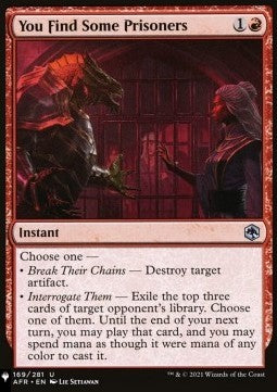 You Find Some Prisoners⁣ - Mystery Booster 2: Reprints from Across Magic's History⁣ (Uncommon)