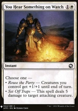 You Hear Something on Watch⁣ - Mystery Booster 2: Reprints from Across Magic's History⁣ (Common)