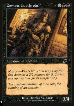 Zombie Cutthroat⁣ - Mystery Booster 2: Reprints from Across Magic's History⁣ (Common)