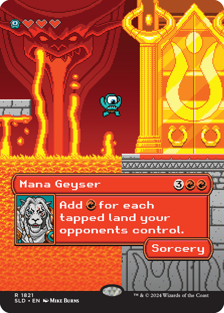 Mana Geyser⁣ - Secret Lair Drop Series: Extra Life⁣ (Rare)⁣ [1821]
