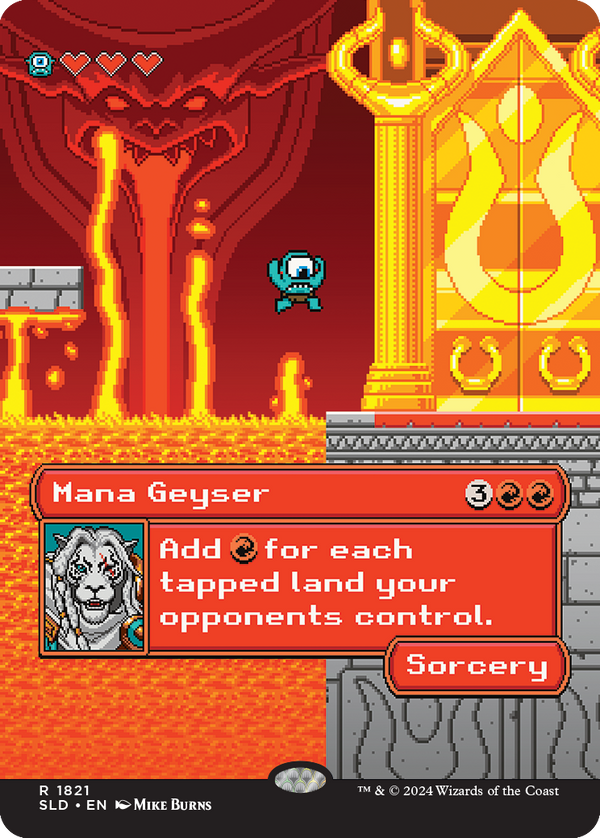 Mana Geyser⁣ - Secret Lair Drop Series: Extra Life⁣ (Rare)⁣ [1821]