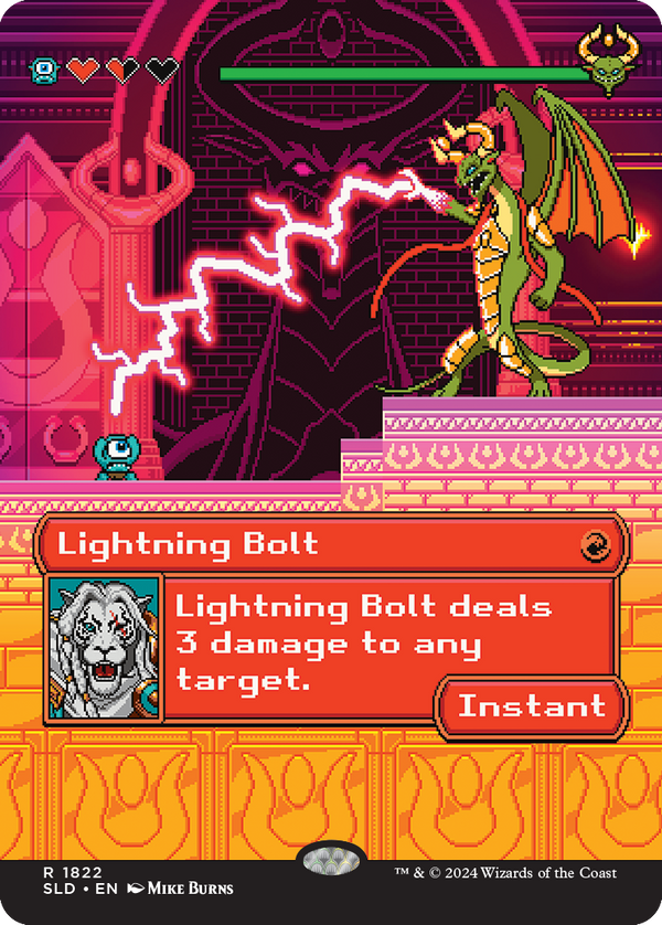 Lightning Bolt⁣ - Secret Lair Drop Series: Extra Life⁣ (Rare)⁣ [1822]