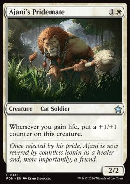 Ajani's Pridemate⁣ - Magic: The Gathering Foundations⁣ (Uncommon)⁣ [135]