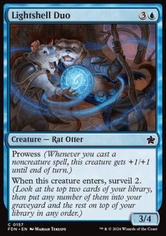 Lightshell Duo⁣ - Magic: The Gathering Foundations⁣ (Common)⁣ [157]