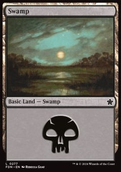 Swamp (V.2)⁣ - Magic: The Gathering Foundations⁣ (Land)⁣ [277]