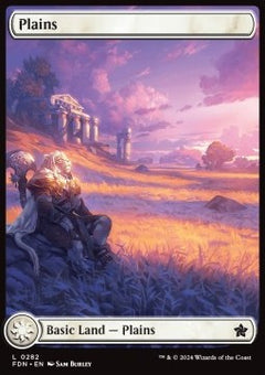 Plains (V.1)⁣ - Magic: The Gathering Foundations: Extras⁣ (Land)⁣ [282]
