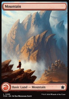 Mountain (V.1)⁣ - Magic: The Gathering Foundations: Extras⁣ (Land)⁣ [288]