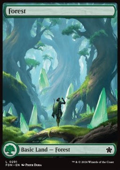 Forest (V.2)⁣ - Magic: The Gathering Foundations: Extras⁣ (Land)⁣ [291]