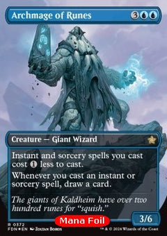 Archmage of Runes (V.2)⁣ - Magic: The Gathering Foundations: Extras⁣ (Rare)⁣ [372]