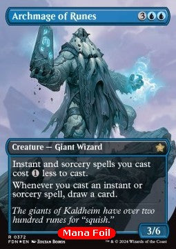 Archmage of Runes (V.2)⁣ - Magic: The Gathering Foundations: Extras⁣ (Rare)⁣ [372]