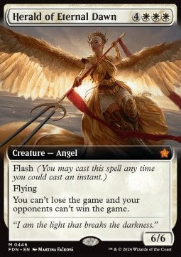 Herald of Eternal Dawn (V.5)⁣ - Magic: The Gathering Foundations: Extras⁣ (Mythic)⁣ [446]