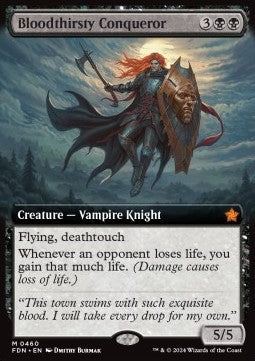Bloodthirsty Conqueror (V.5)⁣ - Magic: The Gathering Foundations: Extras⁣ (Mythic)⁣ [460]