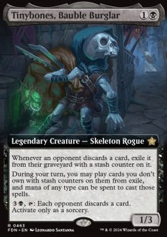 Tinybones, Bauble Burglar (V.3)⁣ - Magic: The Gathering Foundations: Extras⁣ (Rare)⁣ [463]