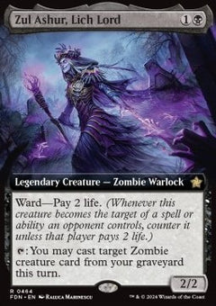 Zul Ashur, Lich Lord (V.3)⁣ - Magic: The Gathering Foundations: Extras⁣ (Rare)⁣ [464]