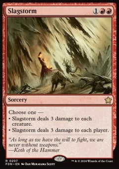 Slagstorm⁣ - Magic: The Gathering Foundations⁣ (Rare)⁣ [207]