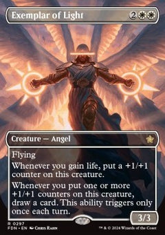 Exemplar of Light (V.1)⁣ - Magic: The Gathering Foundations: Extras⁣ (Rare)⁣ [297]