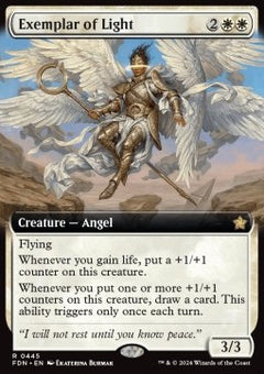 Exemplar of Light (V.3)⁣ - Magic: The Gathering Foundations: Extras⁣ (Rare)⁣ [445]