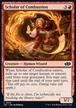 Scholar of Combustion - Foundations Jumpstart (Common) [J25-19]
