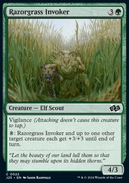 Razorgrass Invoker - Foundations Jumpstart (Common) [J25-22]